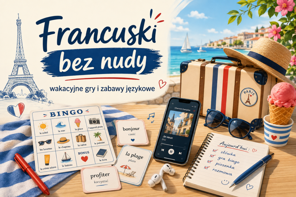 Francuski Bez Nudy – Wakacyjne Gry I Zabawy Jezykowe